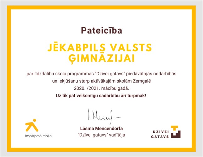 Jēkabpilsvalstsģimnāzijai