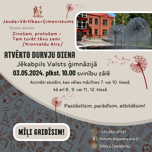 Jekabpilsvg Atverto Durvju Diena
